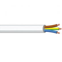 Polypool 365.24 Matassina cavo elettrico mt 25 3x1.5 mm bianco