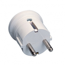 Polypool 407 Spina elettrica "tedesca" 16A 2P+T 250 V bianca