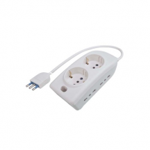 Polypool 541 Multipresa da tavolo 4+2 uscite 1016A bianca