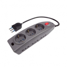 Polypool 545.2 Multipresa da tavolo 6+3 uscite 1016a con interrutt. antracite