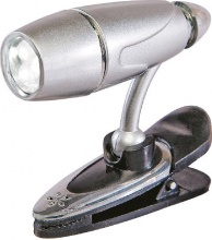 Polypool 781 Lampada LED Punto Luce con Pinza colore Argento