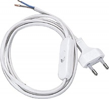 Polypool PP0372 Cavo elettrico 1.5mt 2x0 75+Inter+Pre