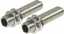 Polypool PP3450.30 Coppia tubetti filettati M10 per portalampade L. 3cm Zincato