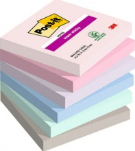 Post-it 654-6SS-SOUL 7100259204 pouch autoadesiva Quadrato Blu Verde Rosa Porpora 90 fogli Autoadesiv