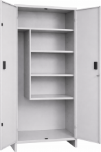 Pratiko 0.51K08175 Armadio da Esterno Portascope in Metallo 80x40x175 cm Grigio