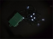 PreQu D1651 Filo Luci Led Bianco 10 luci Batteria esterno