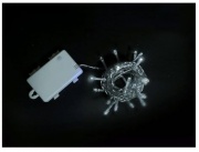 PreQu D1820 Filo Luci Led Bianco 10 luci Batteria interno
