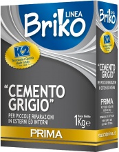 Prima 0001CG Linea Briko Cemento grigio Da Kg. 1 Pezzi 12