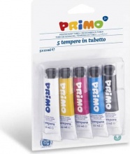Primo 442T5BL Tubetti Tempera 12 ml 5 pezzi