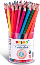 Primo 505B72 Confezione 72 Pz Matiteesag. Colorate Ass.