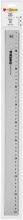 Primo 8251RG50 Righello da scrivania Polistirolo Grigio 50 cm 1 pezzo