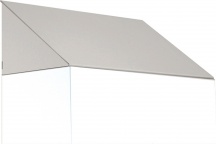 PROMETAL 0.99TSPUC Tetto Inclinato per Spogliatoio in Metallo 50x50 cm Grigio