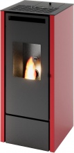 Punto Fuoco 418692 Stufa a Pellet Ventilata 11 kW Capacit� 15 Kg Volume 300 m3 Cinzia
