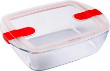 Pyrex 216PH007144 Contenitore con coperchio 28 x 20 x 8 cm Vetro borosilicato