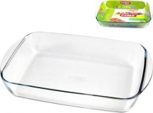 Pyrex 240B0006146 Teglia Forno Lasagnera Rettangolare in Vetro 40 x 27 cm Trasparente