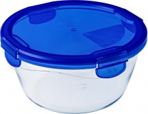 Pyrex 287PG007046 Contenitore 0.68 Lt 16 x 8 Cook&Go vetro borosilicato Blu
