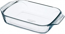 Pyrex 408B Pirofila da Forno in Vetro Rettangolare 2.9 Litri 35 x 23 cm - Optimum