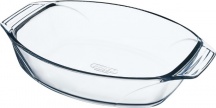 Pyrex 411B000 Pirofila da Forno in Vetro Borosilicato Ovale 35 x 24 cm Trasparente