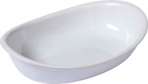 Pyrex SU26OR17046 Pirofila da Forno in Ceramica Ovale 28 x 20 cm colore Bianco - Supreme