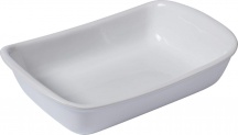 Pyrex SU33RR17044 Pirofila da Forno in Ceramica Rettangolare 33 x 23 cm Bianco - Supreme