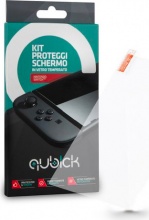 Qubick ACSW0042 Kit proteggi schermo in Vetro Temperato Nintendo Switch