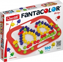 Quercetti 0905 Fantacolor Design D.20 Gioco Creativo per Bambini da 3+ Anni
