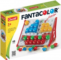 Quercetti 4195 Fantacolor Junior Basic Gioco Creativo per Bambini da 3+ Anni