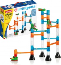 Quercetti 6546 Migoga Marble Run Transparent Pista Giocattolo per Bambini da 4+ Anni
