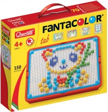 Quercetti 923 Fantacolor Portable Small D.15 Gioco Creativo per Bambini da 3+ Anni