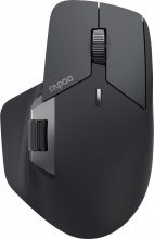 RAPOO 12527 Mouse RF senza fili + Bluetooth VerticaleOrizzontale Ottico Nero