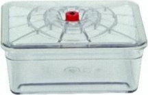 REBER 6756A Contenitore Rettangolare per Sottovuoto dimensioni 20x13x8 cm