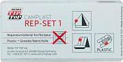 REMA TIP TOP CAMPLAST1 Kit riprazione piscine 2 Toppe e 1 tubetto di cemento 6 g