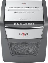 REXEL 2020045XEU AutoFeed 45X Distruggi Documenti 55 dB Nero, Argento