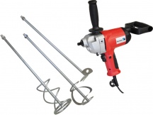 RURMEC 371500 Miscelatore Elettrico 1000 Watt 550 girimin con 3 Fruste M14
