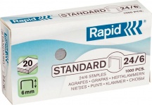 Rapid 24855600 Confezione 20 x 1000 Punti Blue 246 Mm