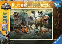 Ravensburger 1058 Jurassic World Puzzle XXL 200 Pezzi per Bambini da 8+ Anni