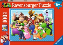 Ravensburger 1074 Super Mario Puzzle XXL 100 Pezzi per Bambini da 6+ Anni