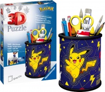 Ravensburger 11257 Pokemon Portapenne Puzzle 3D 54 Pezzi per Bambini da 6+ Anni