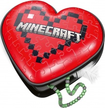 Ravensburger 11285 Minecraft Heart Puzzle 3D 54 Pezzi per Bambini da 8+ Anni