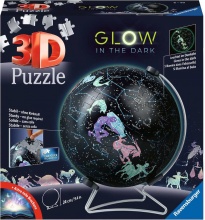 Ravensburger 11544 Puzzleball Globo Puzzle 3D 180 Pezzi per Bambini da 6+ Anni