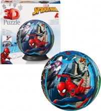 Ravensburger 11563 Puzzle 3D 73 Pezzi Ball Spiderman Et� consigliata 6+