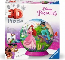 Ravensburger 11579 Puzzle Ball Disney Princess Puzzle 3D 72 Pezzi per Bambini da 6+