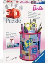Ravensburger 11585 Portapenne Barbie Puzzle 3D 54 Pezzi per Bambini da 6+ Anni