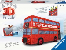Ravensburger 12354 London Bus Puzzle 3D 216 Pezzi Per Bambini da 8+ Anni