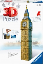 Ravensburger 12554 Big Ben Puzzle 3D 216 Pezzi Per Bambini da 8+ Anni