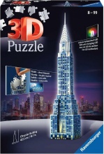 Ravensburger 12595 Chrysler Building Night Edition Puzzle 3D 216 Pezzi 10+