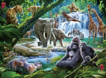 Ravensburger 12970 Animali Della Giungla Puzzle 100 Pezzi per Bambini da 6+ Anni