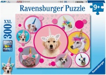 Ravensburger 13297 Cagnolini Unicorno Puzzle 300 Pezzi per Bambini da 9+ Anni