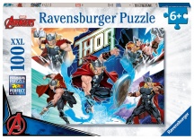 Ravensburger 13376 Marvel Thor Puzzle 100 Pezzi per Bambini da 6+ Anni