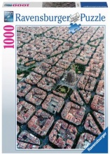 Ravensburger 15187 Barcelona Vista Dall Alto Puzzle 1000 Pezzi Per Bambini da 14+ Anni